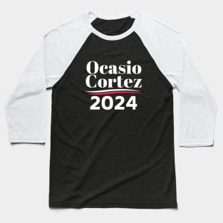 OCA Alexandria Ocasio-Cortez 2024 We Can Wait #6 Baseball T-Shirt